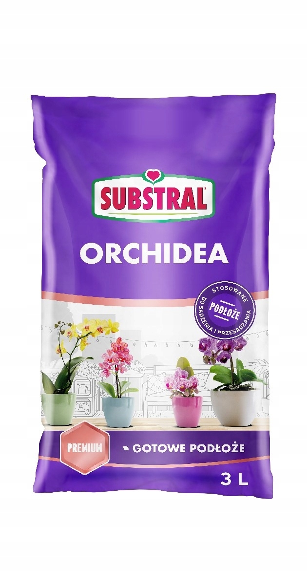 

Podłoże do Orchidei i Storczyków Substral Premium