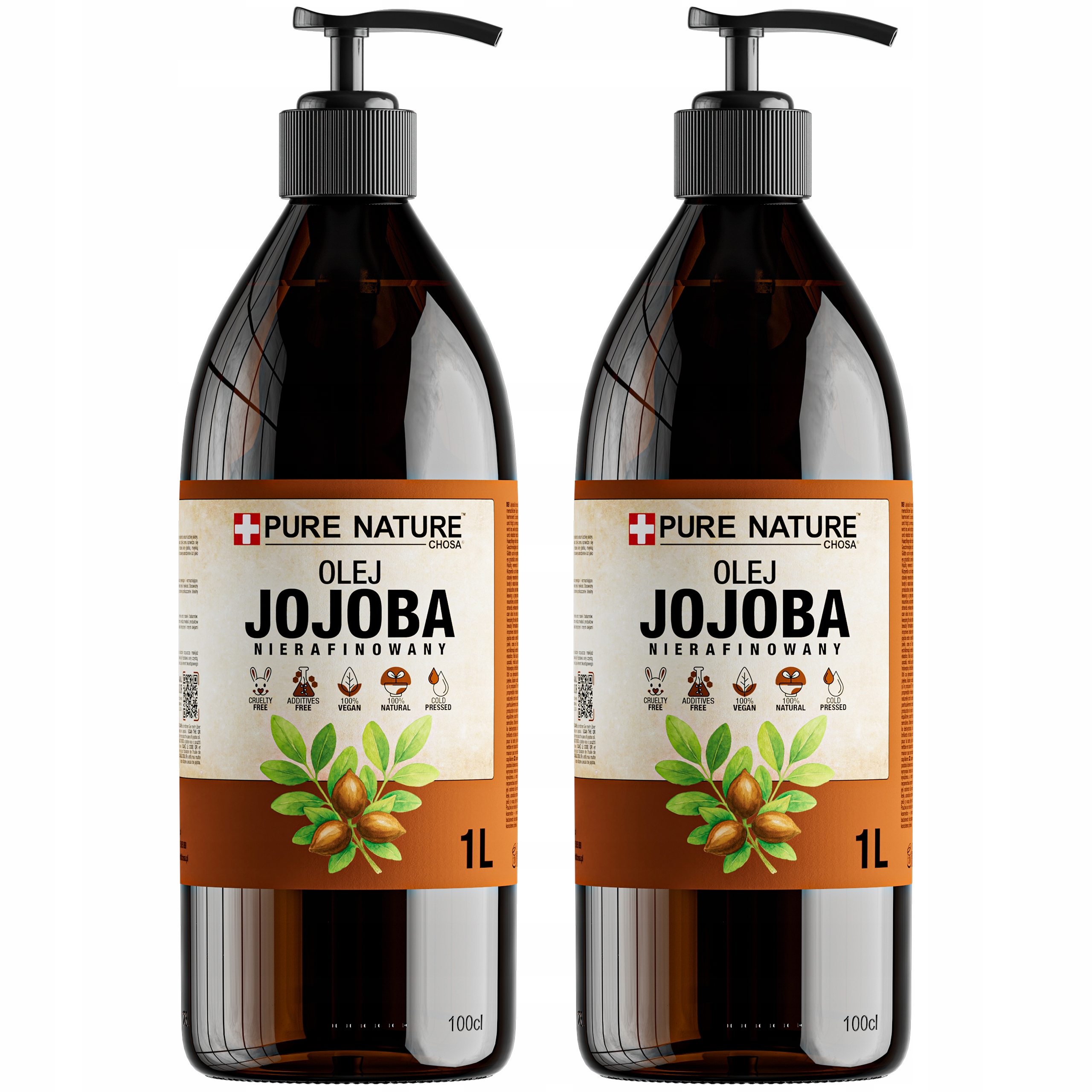 Jojobový Olej Přírodní Lisovaný Za Studena Nerafinovaný Dávkovač 2 x 1 l