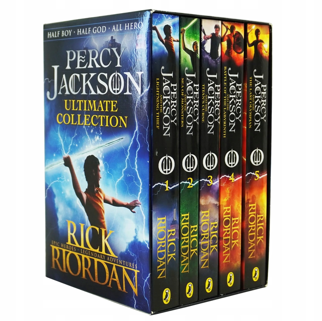 Percy Jackson Series - 5 Books Collection Box Set - Rick Riordan