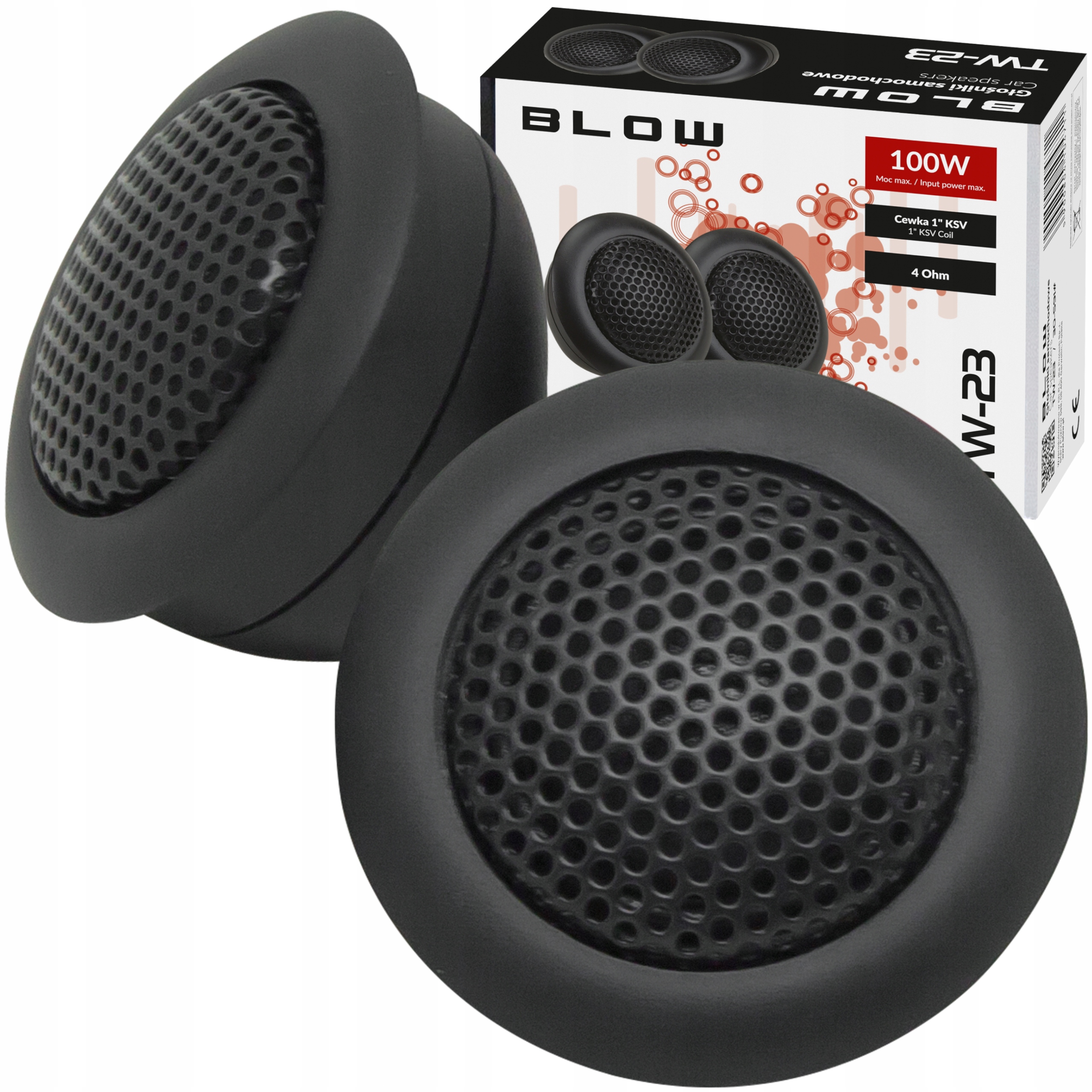 

2x Głośniki Samochodowe Wysokotonowe 100W Tweetery