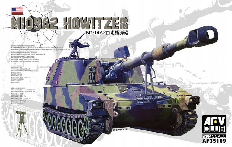 Houfnice M109A2 1:35 Afv Club 35109