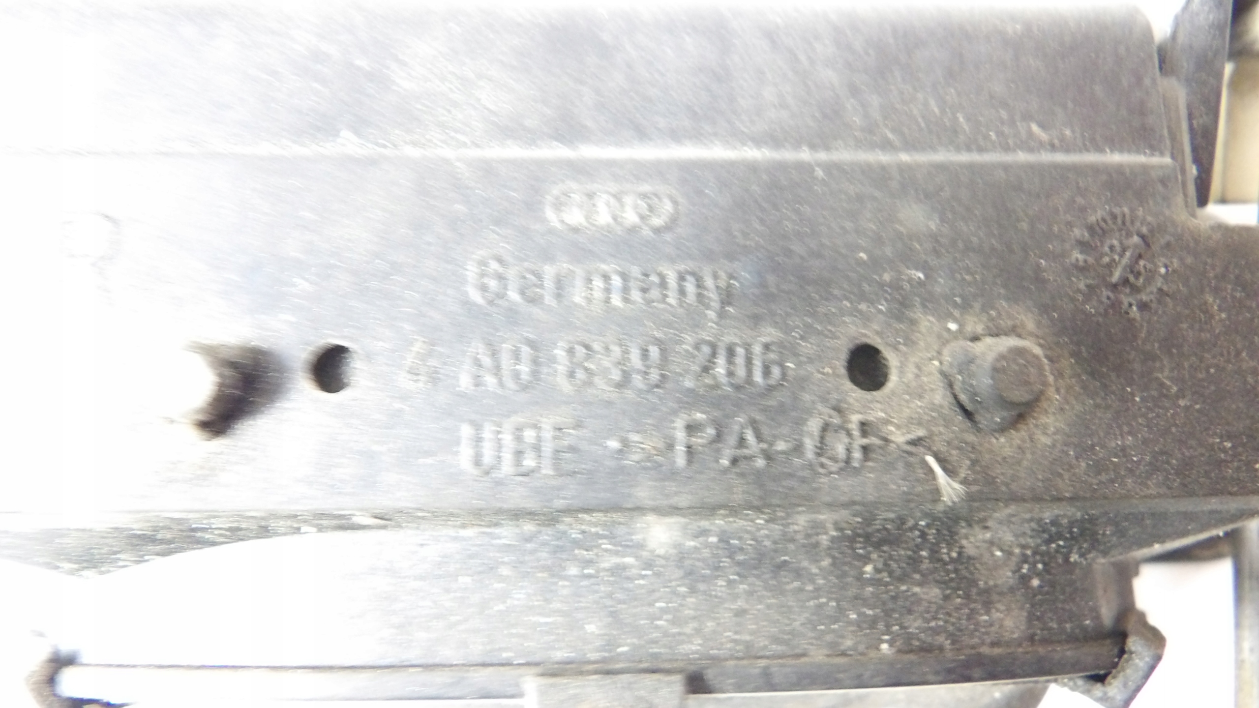 AUDI A4 B5 handle exterior right rear part grey LY7L