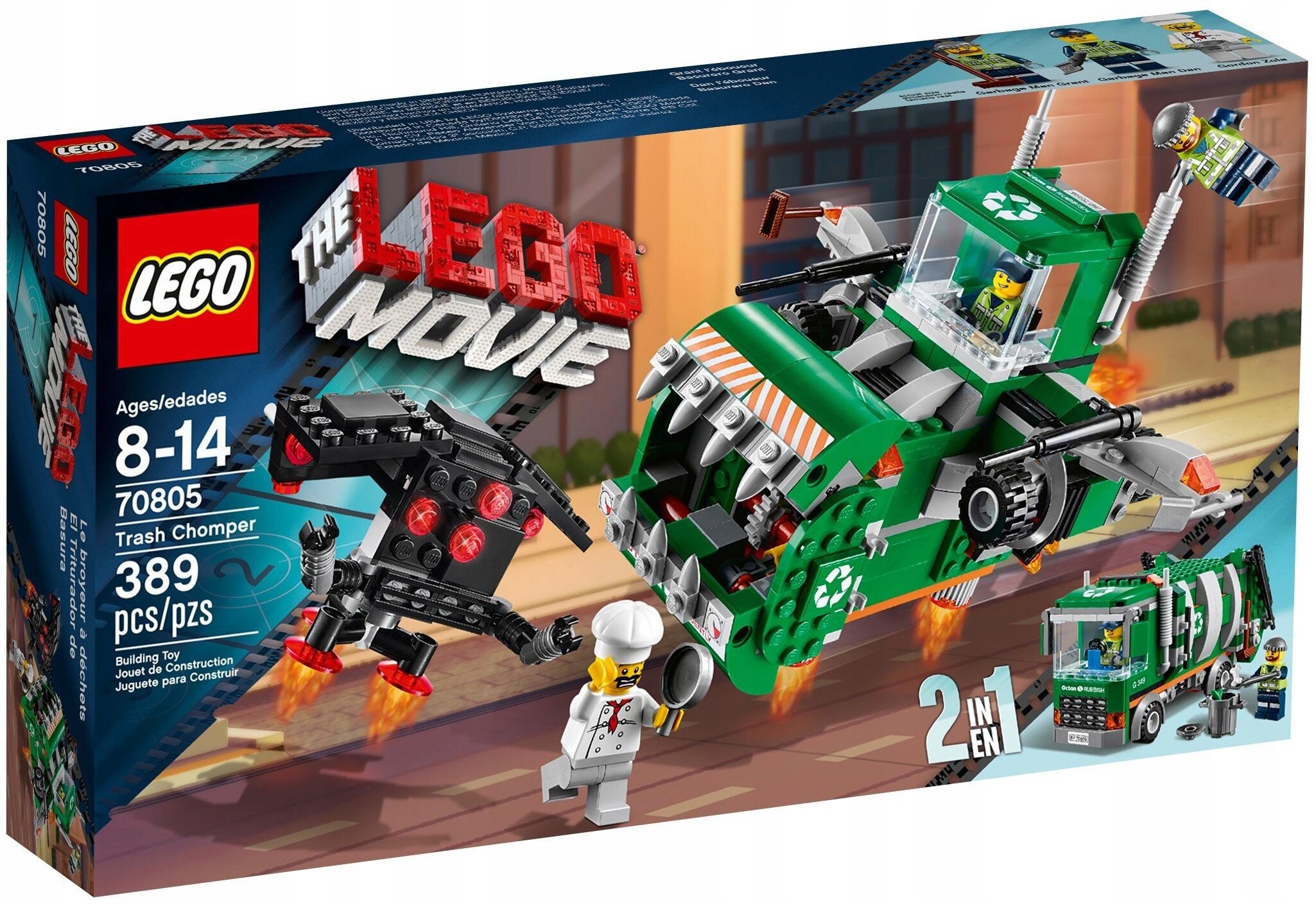 Lego Dobrodružství 70805 Popelářský vůz Nové