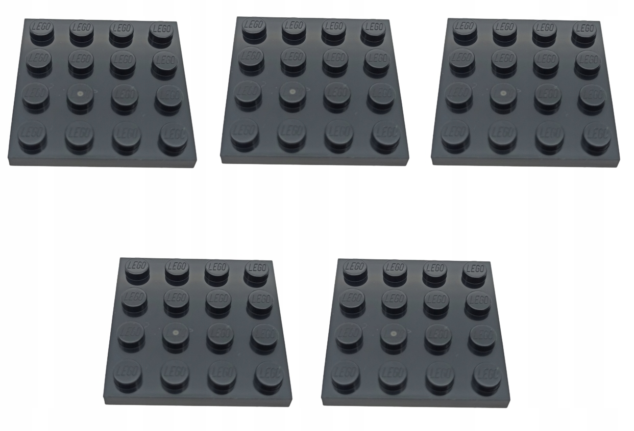 

Lego Płytka 4X4 Czarny 4243819 3031 5 Szt