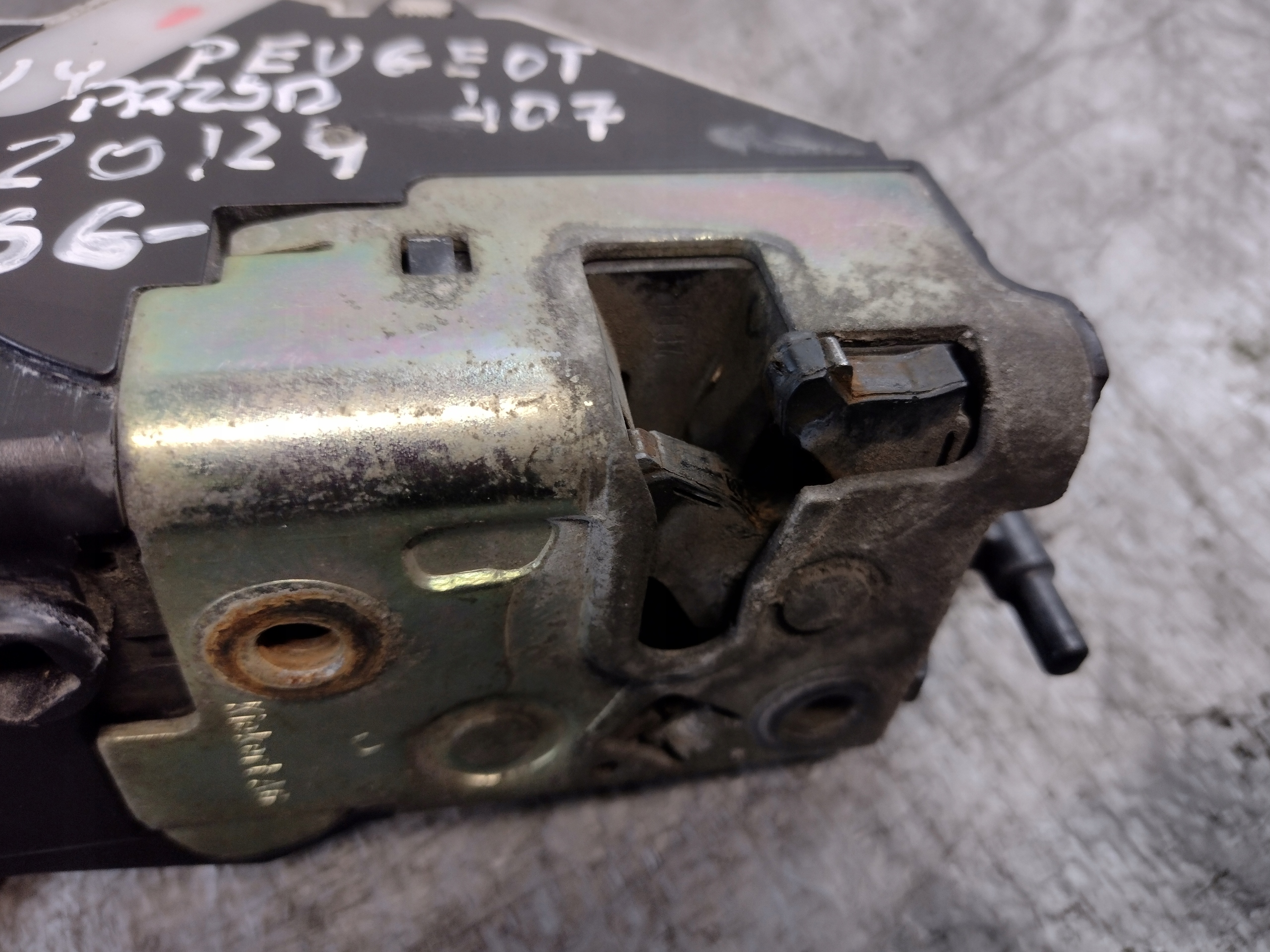 lock door handle inner right front Peugeot 407