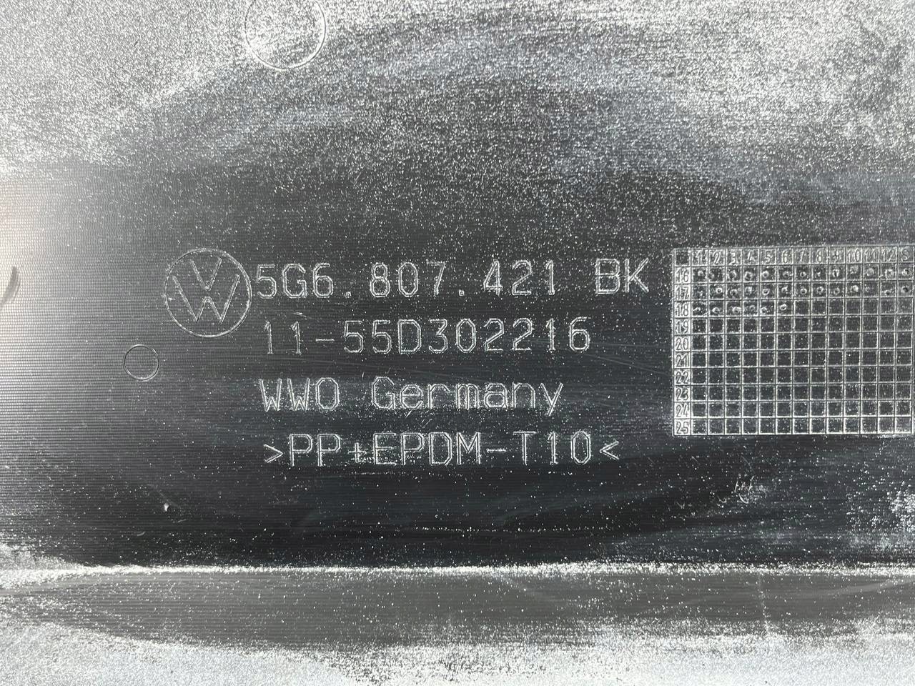 VW GOLF VII HB LIFT 2017-2019 stoßstange heck 5G6807421BK