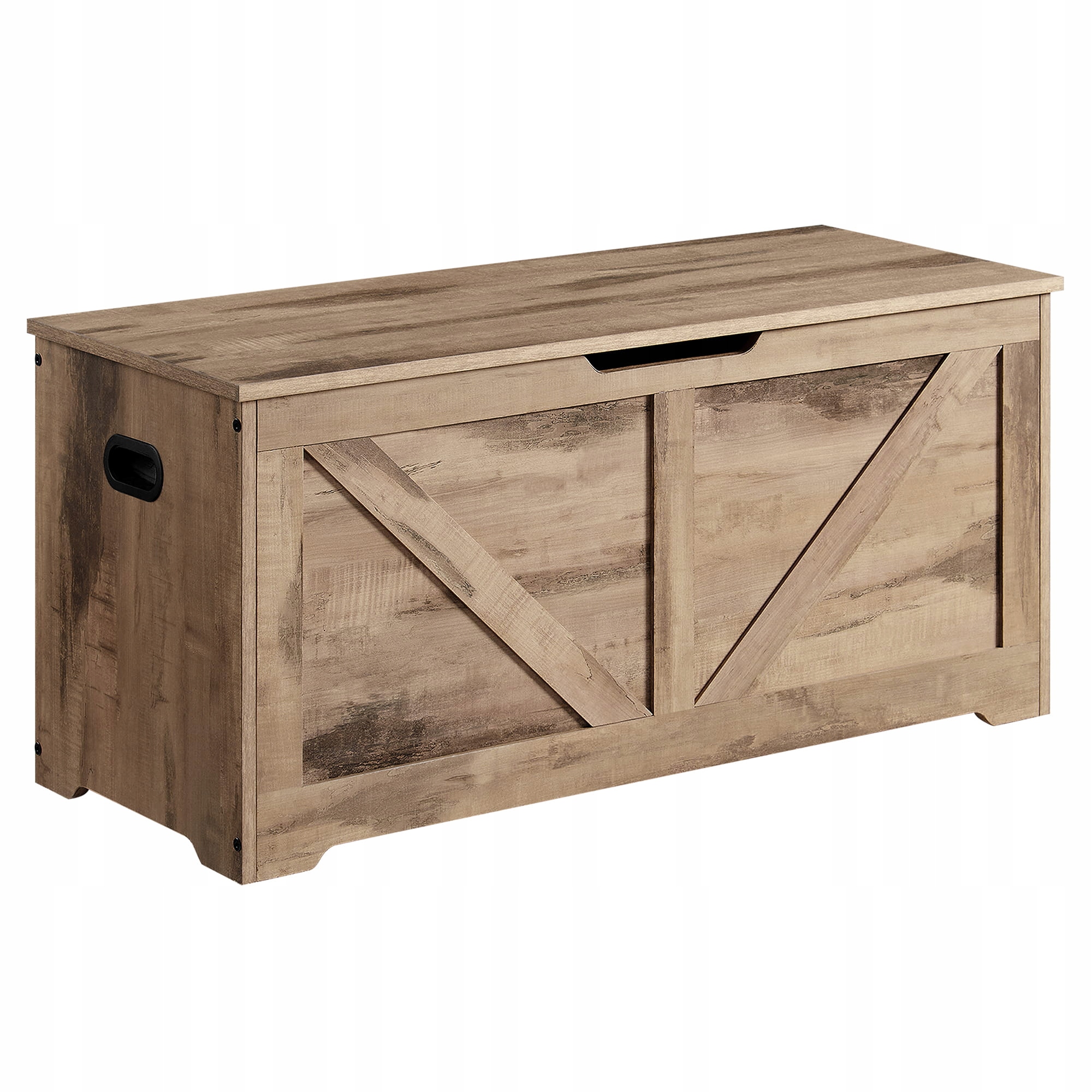 Skrzynia siedzisko industrialna retro rustykalny beż Szerokość mebla 100 cm