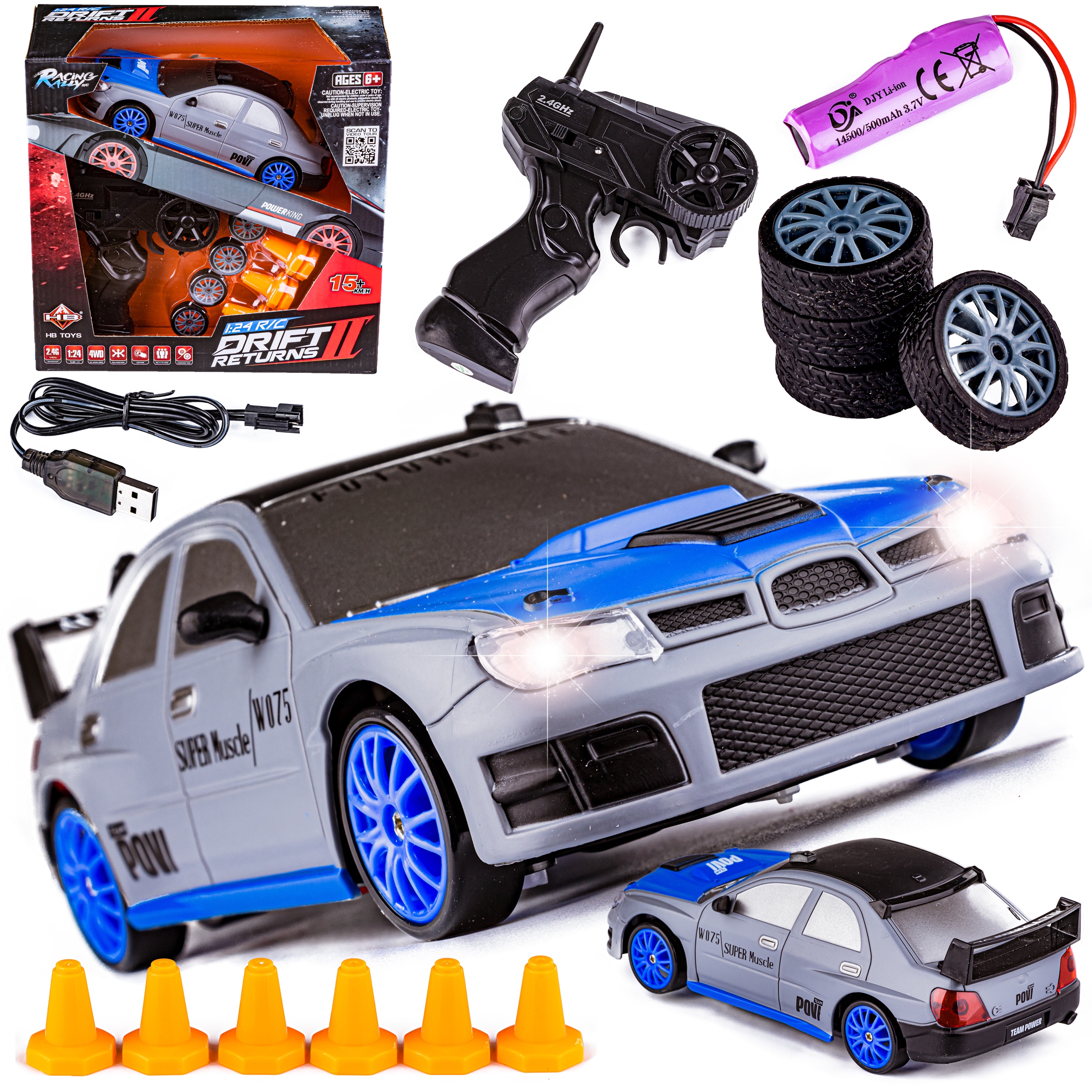 

Samochód Auto do DRIFTu 4x4 2,4GHz Subaru Impreza