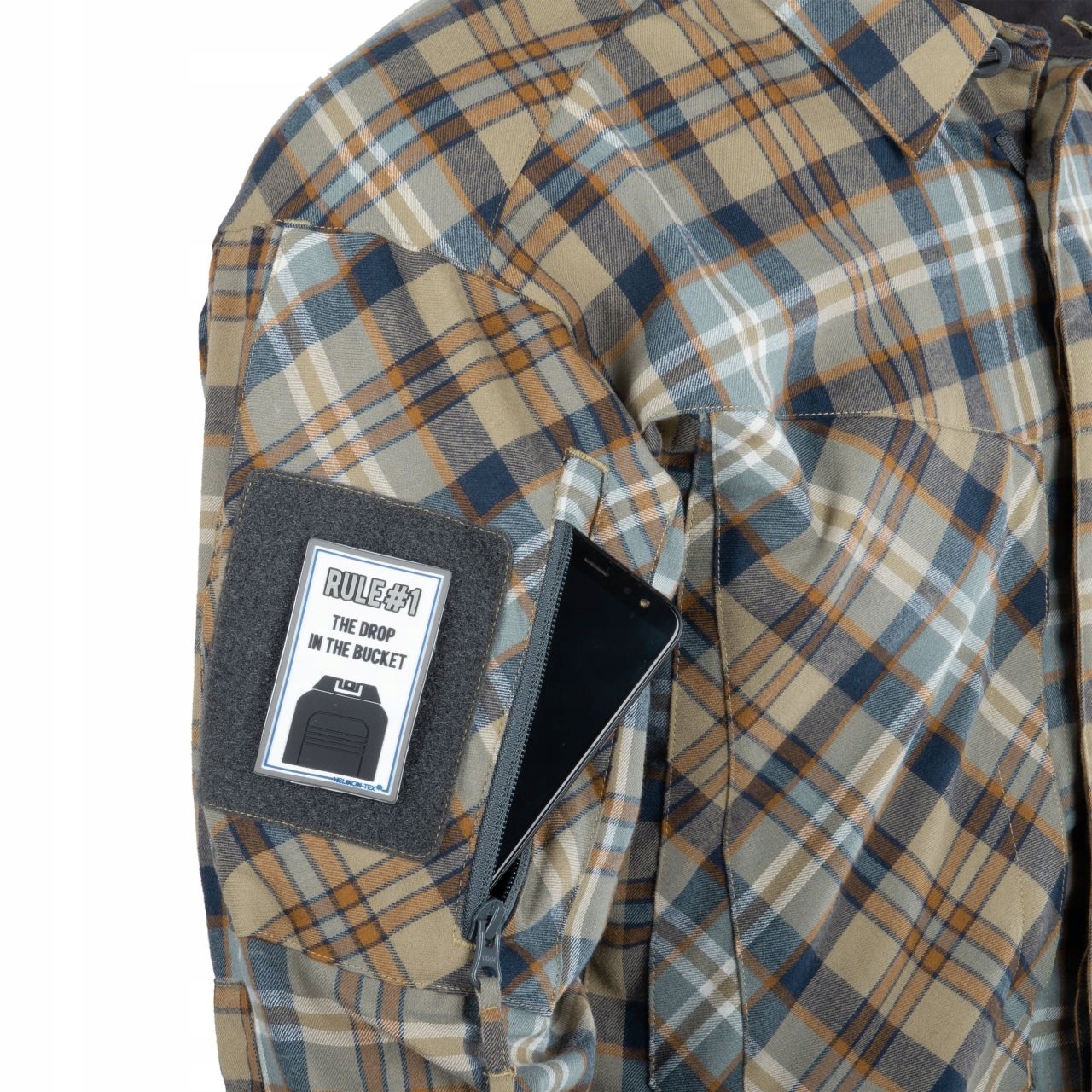 Koszula Helikon MBDU Flannel Shirt Slate Blue M Płeć mężczyzna