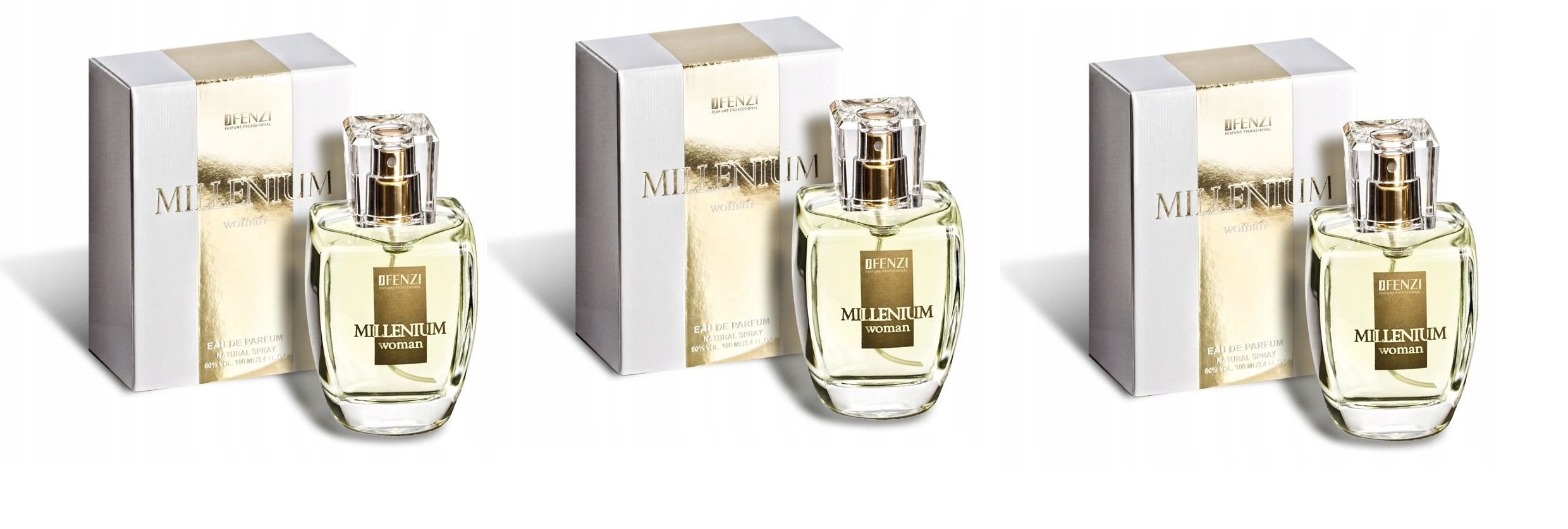 JFenzi Millenium Woman 3x100 ml parfémovaná voda