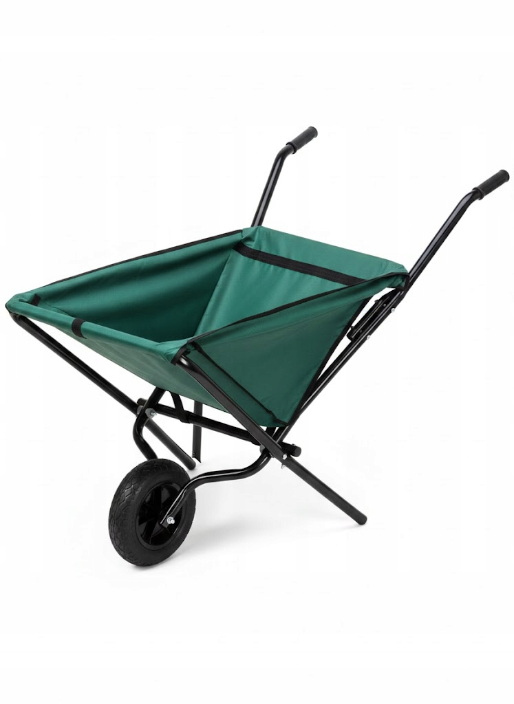 Mocna Taczka Ogrodowa Składana Mocna Tkanina Wózek 25KG 50L Meister Craft