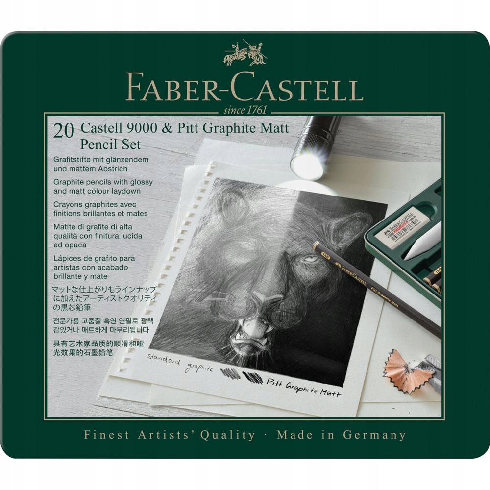 Sada tužek Graphite Matt Faber-Castell 20 ks