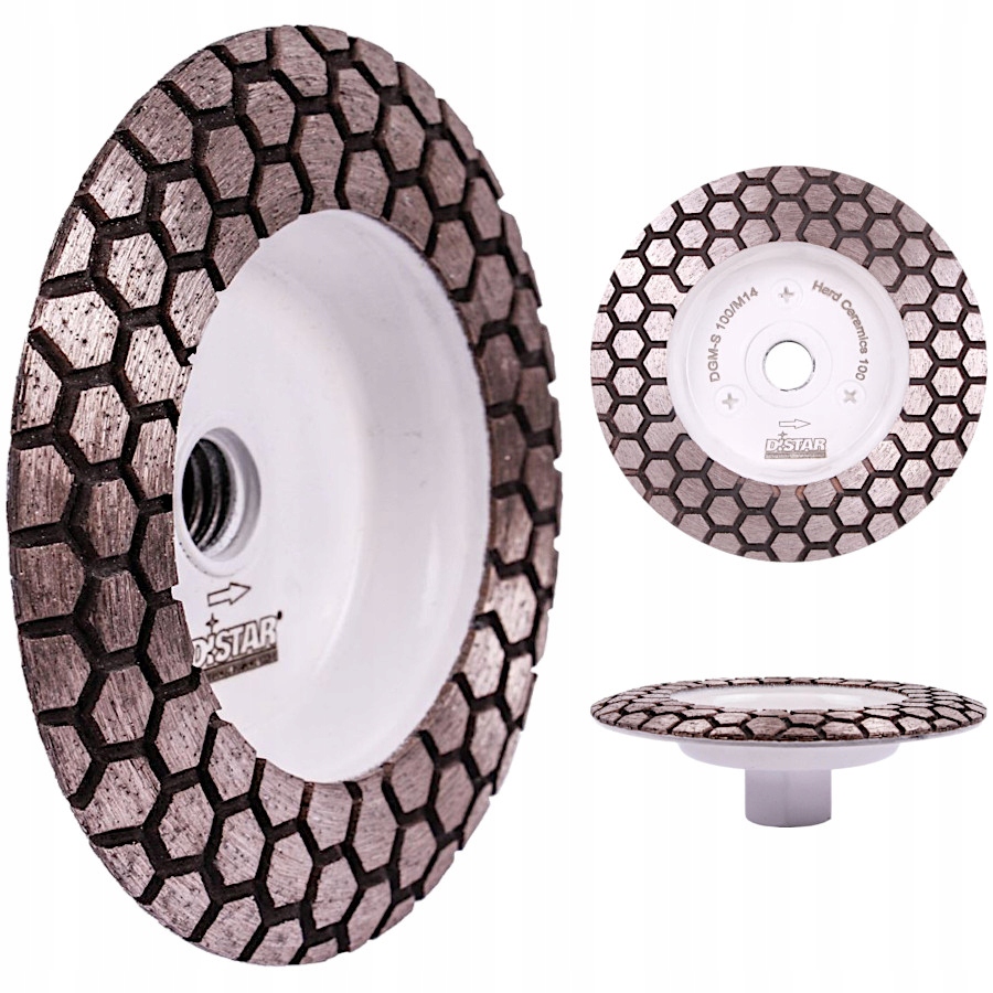 

Tarcza diamentowa 100mm do gresu Distar Dgm-s M14