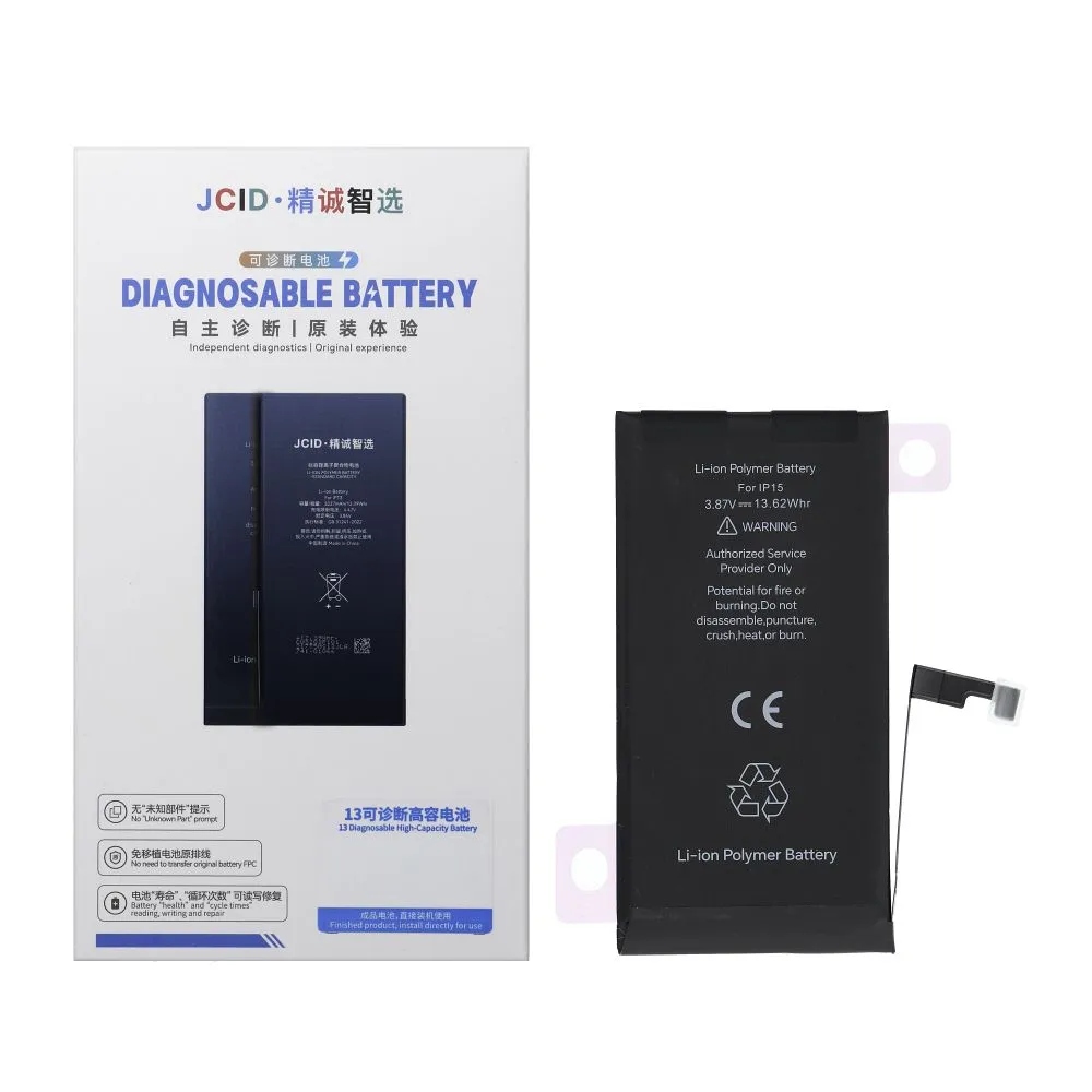 Jcid Bateria Z Możliwością Przypisania Do Iphone 15 3520 Mah (zwiększona