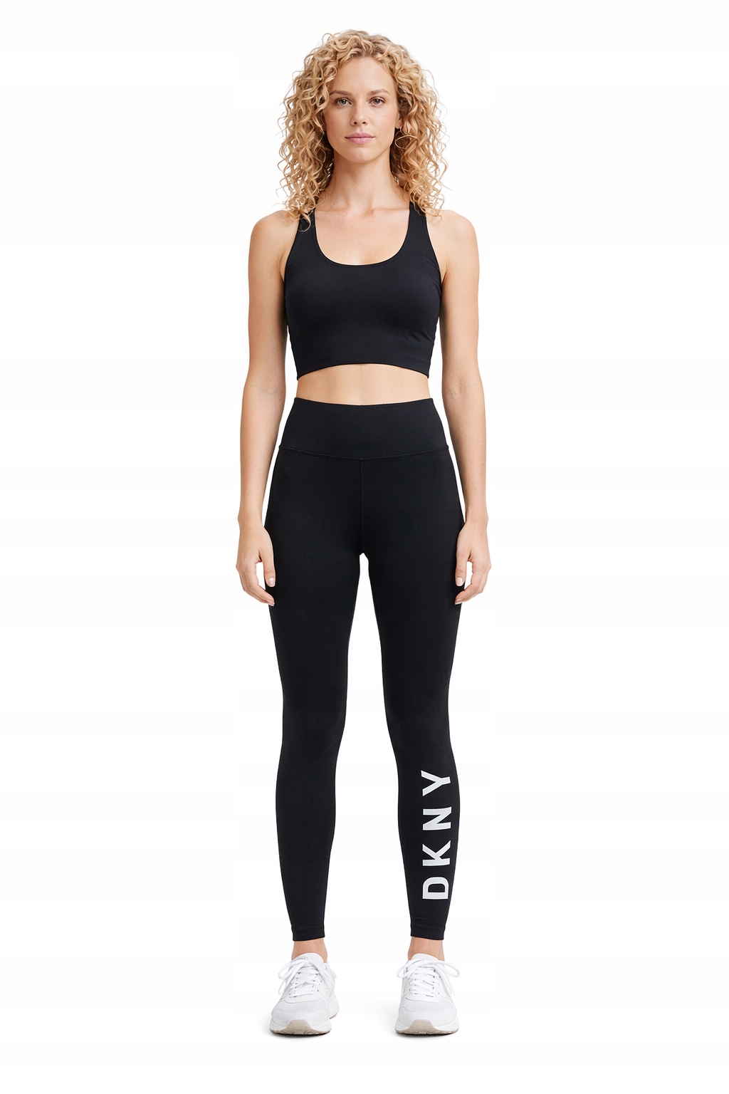 Dkny Legginsy Sportowe Damskie Czarne Logo S I3B