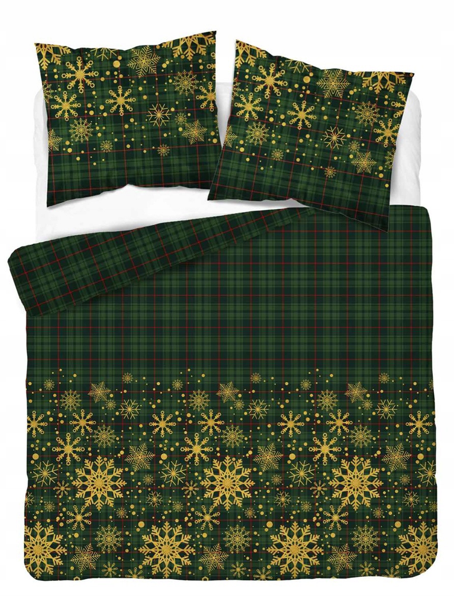 Povlečení Home satin 140x200 100% bavlněný satén Vánoce