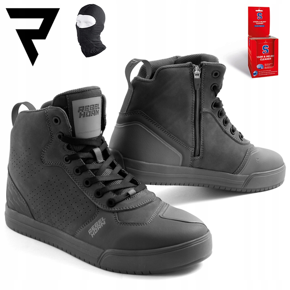 Motocyklové Topánky Rebelhorn Spike Black Mestské Tenisky Darčeky