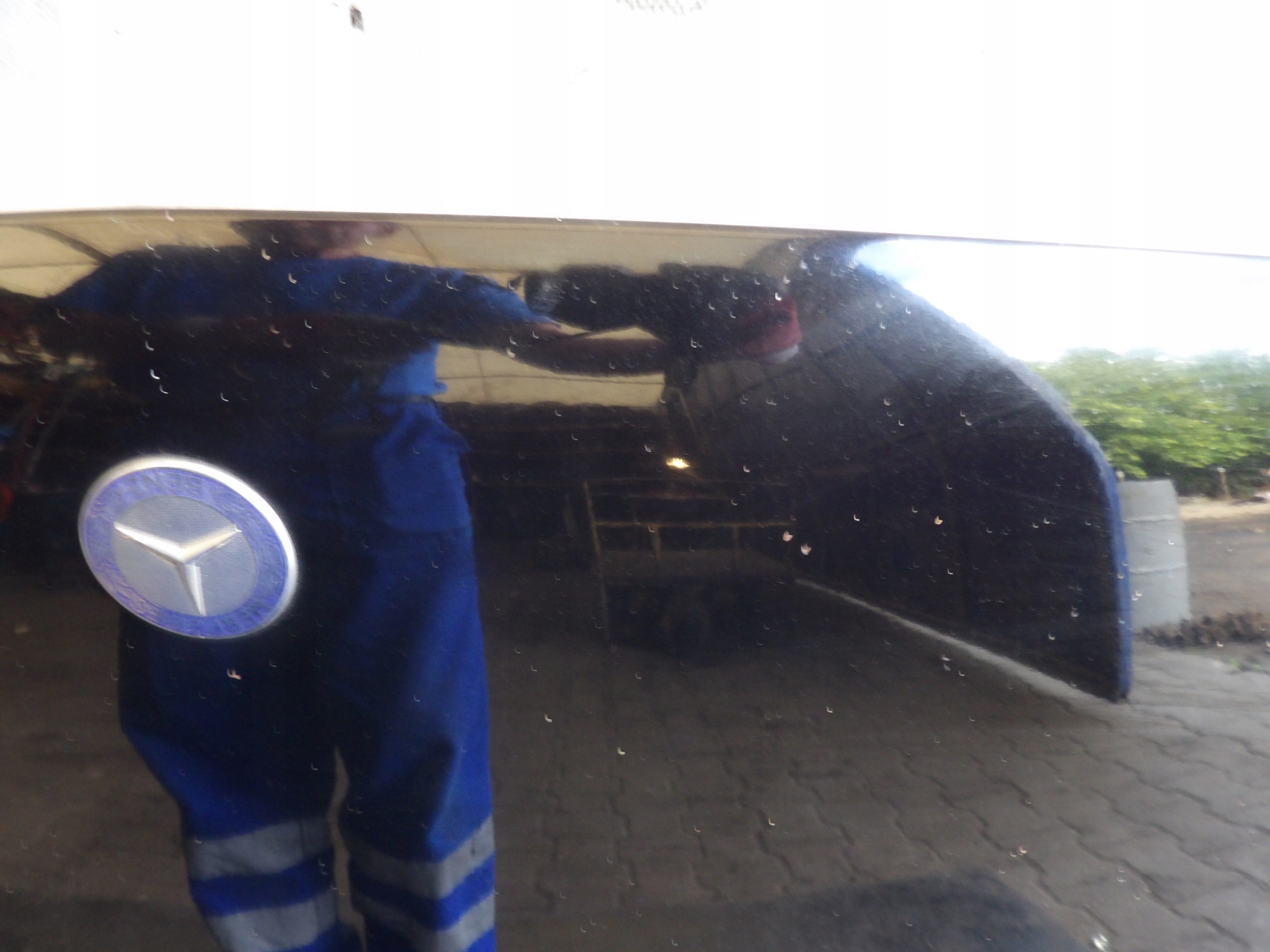 Mercedes A169 bonnet front colour 696