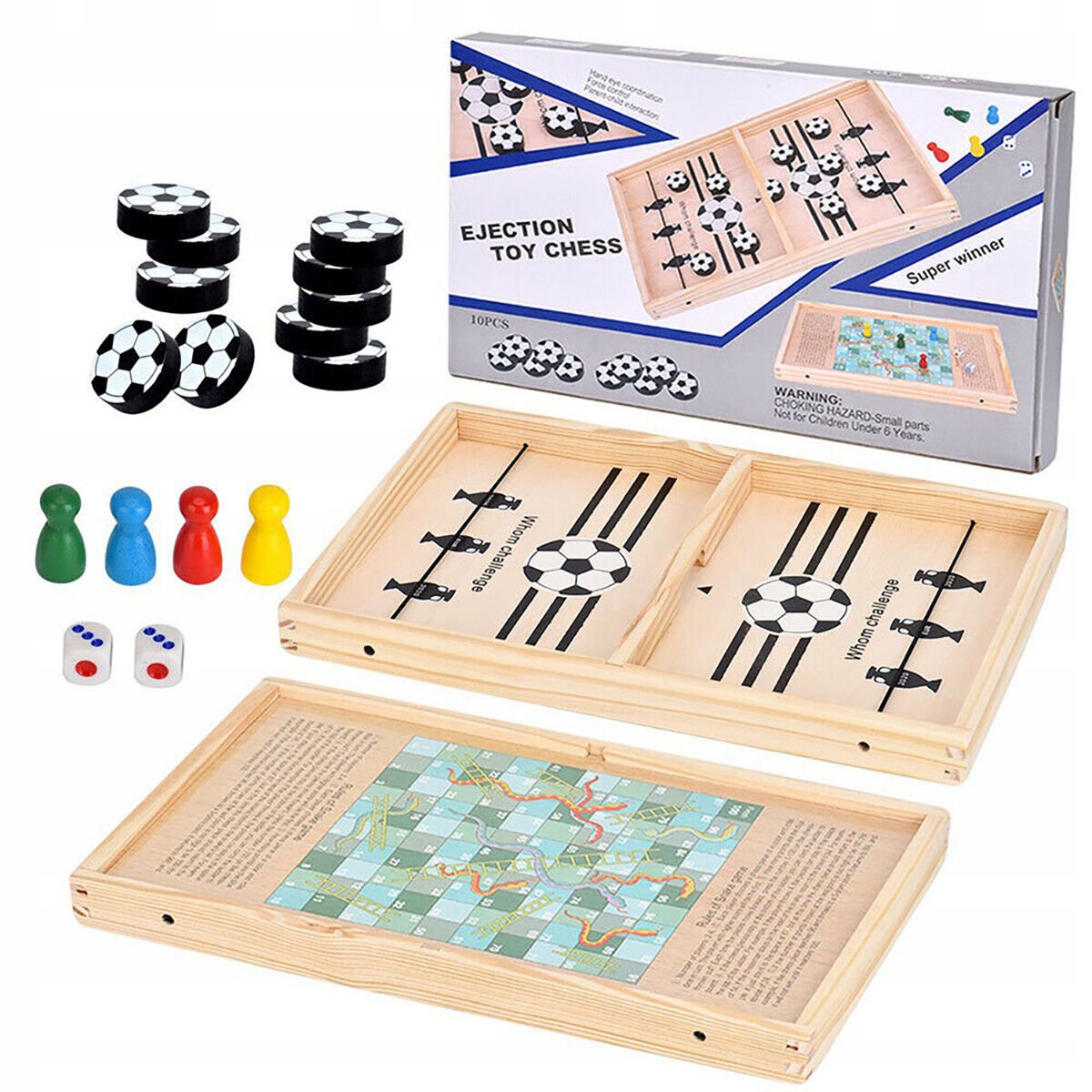 

Gra Piłkarzyki Foosball Węże Zręcznościowa 2W1