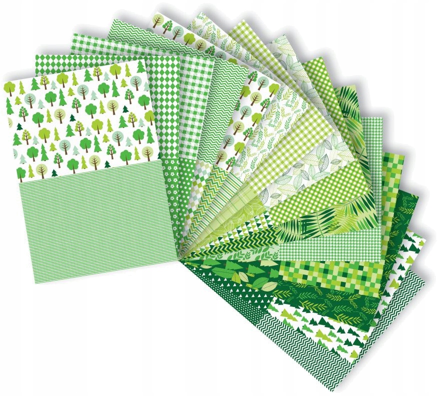 

Happy Color blok kreatywny z motywami Green A4