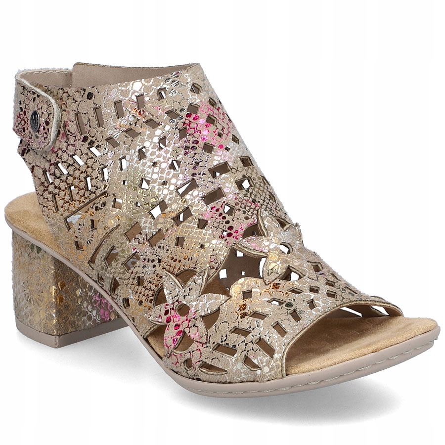 Dámské vestavěné ažurové sandály Rieker 64780-90 42