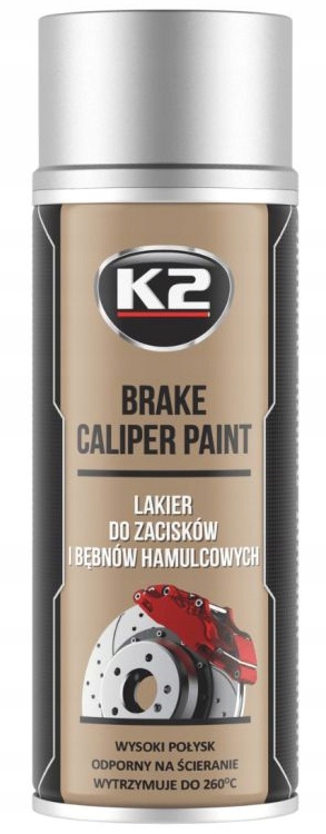 Srebrny Lakier Do Zacisków Hamulcowych K2