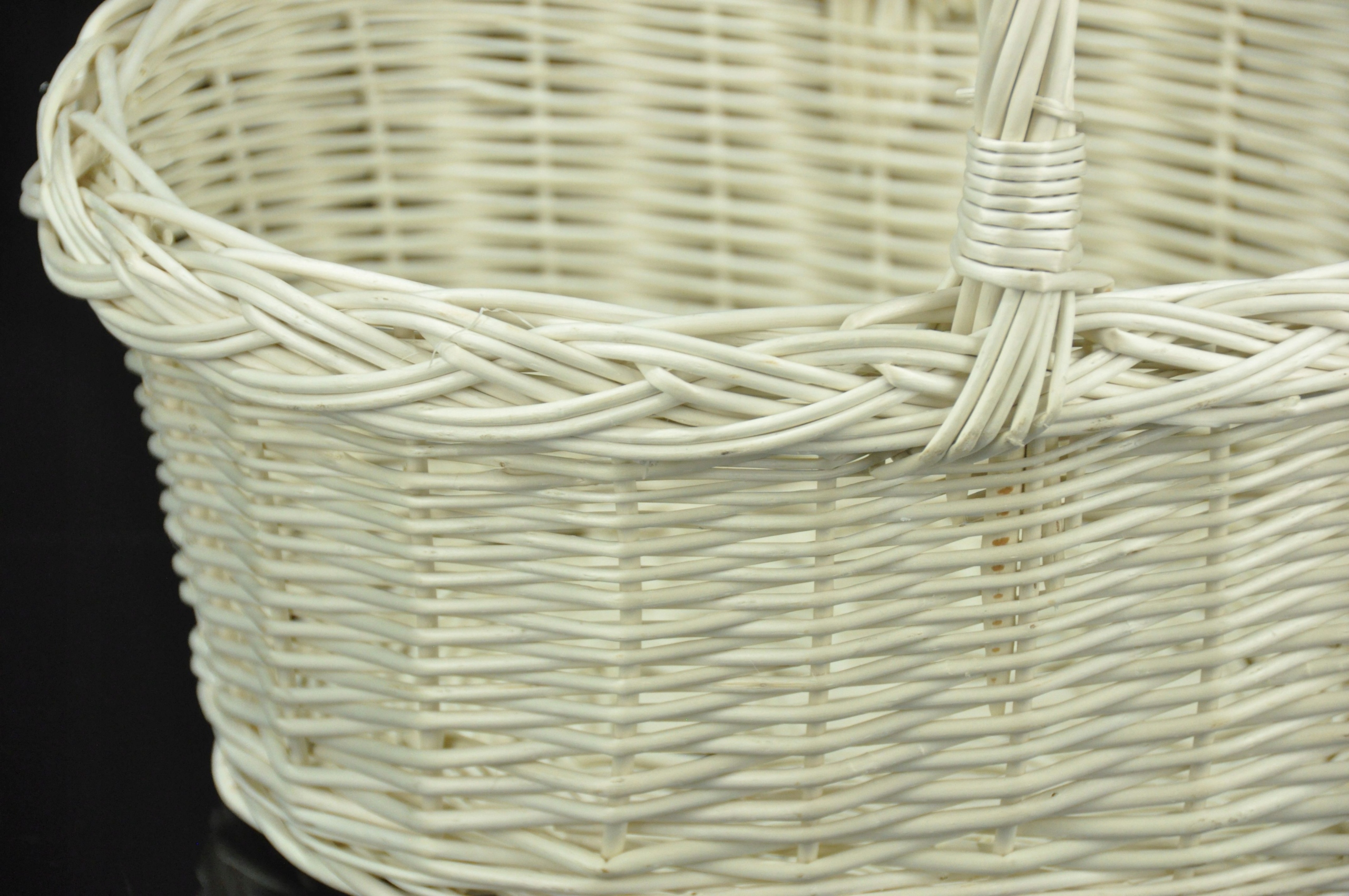 Koszyk naturalny owalny wiklinowy produkt Polski Rodzaj koszyk