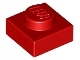 

10 szt Red Plate 1 x 1 3024 Lego
