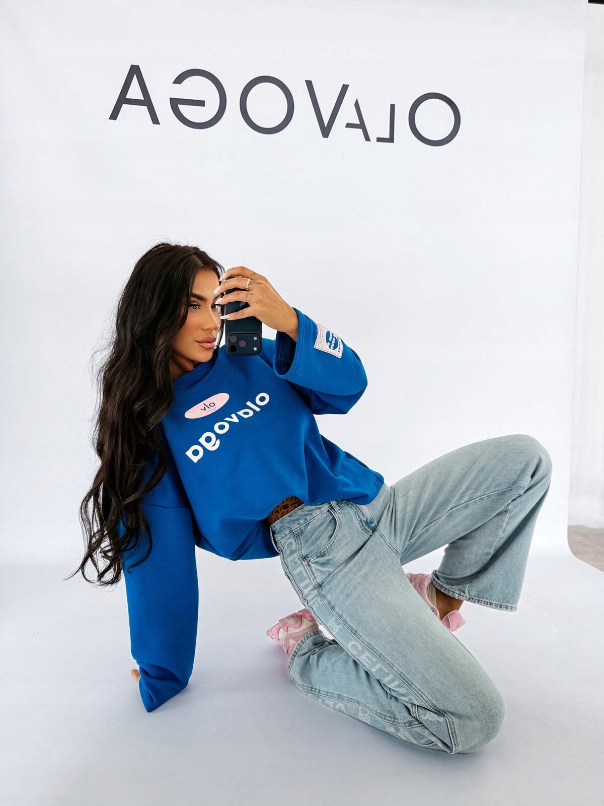 Mikina Urban Royal Olavoga Modrá Univerzální