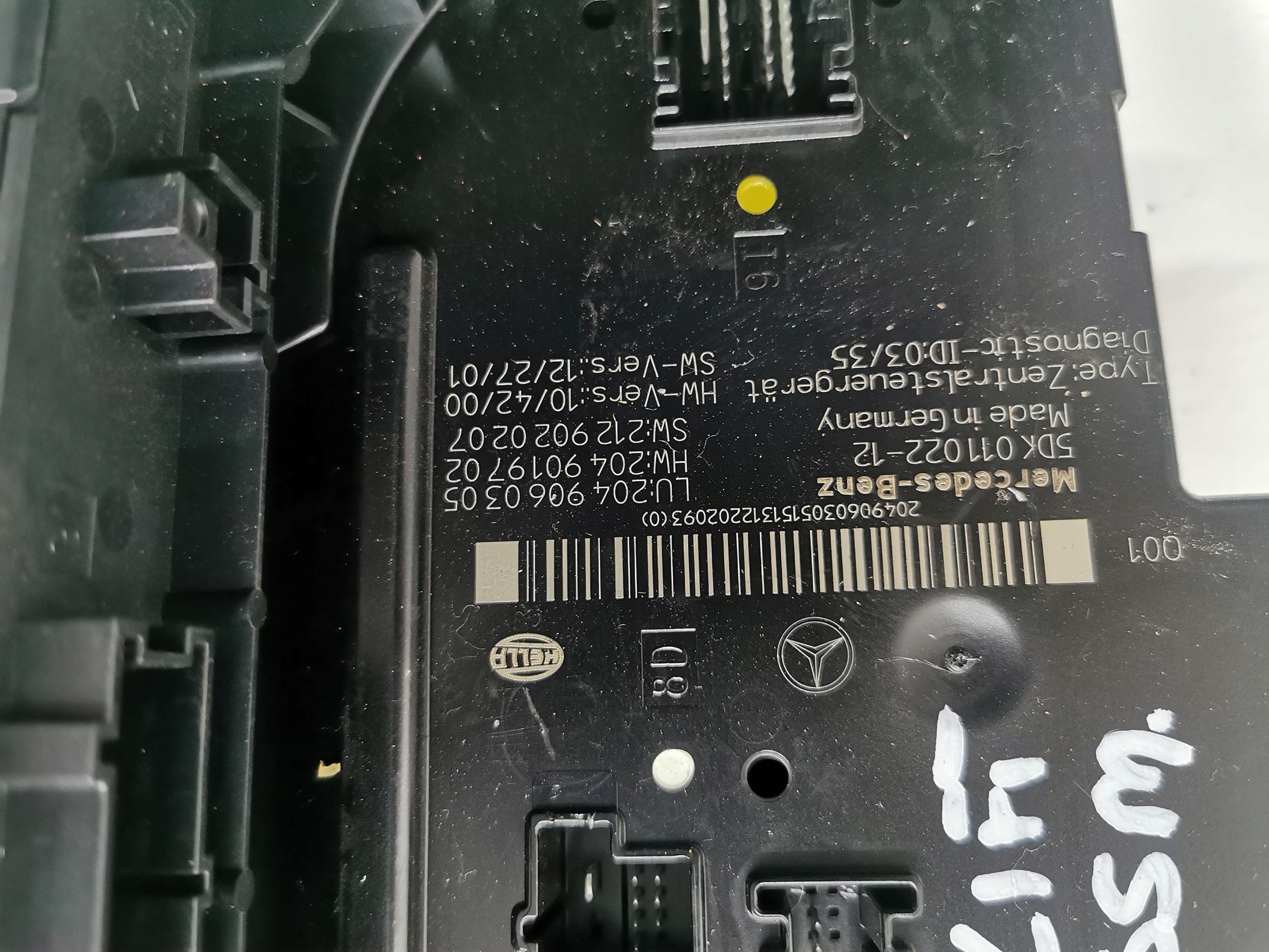 module SAM MERCEDES C-KLASA W204 LIFT 2.2 CDI 11-14