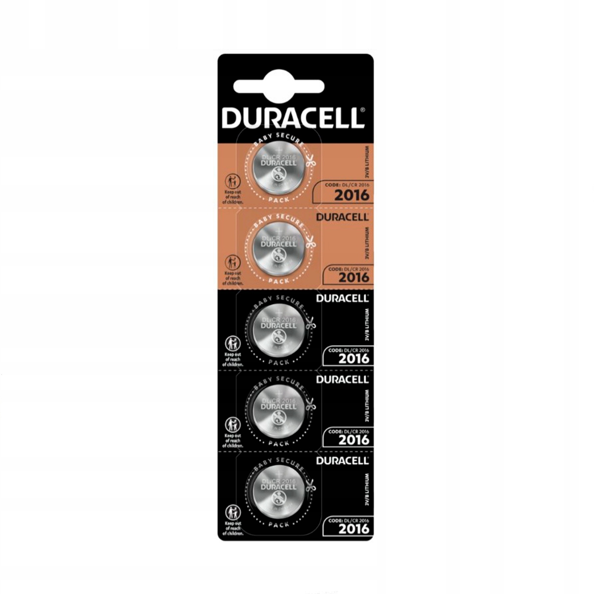 

Bateria Duracell Cr 2016 3V 1 Blister 5 Szt