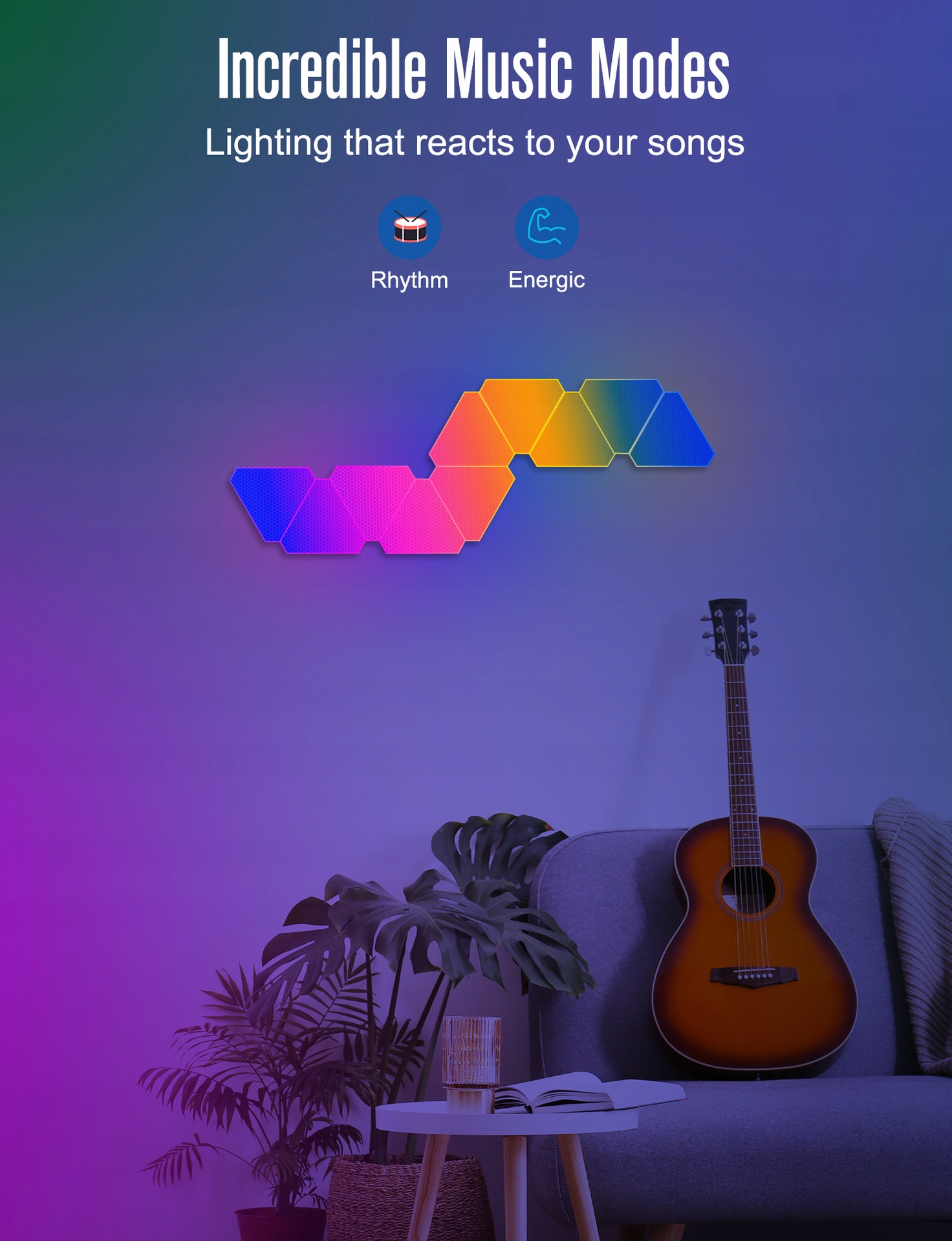10xDOTYKOWA LAMPA MODUŁOWA ZIMNY LED RGB+PILOT+APP Kształt żarówki reflektor