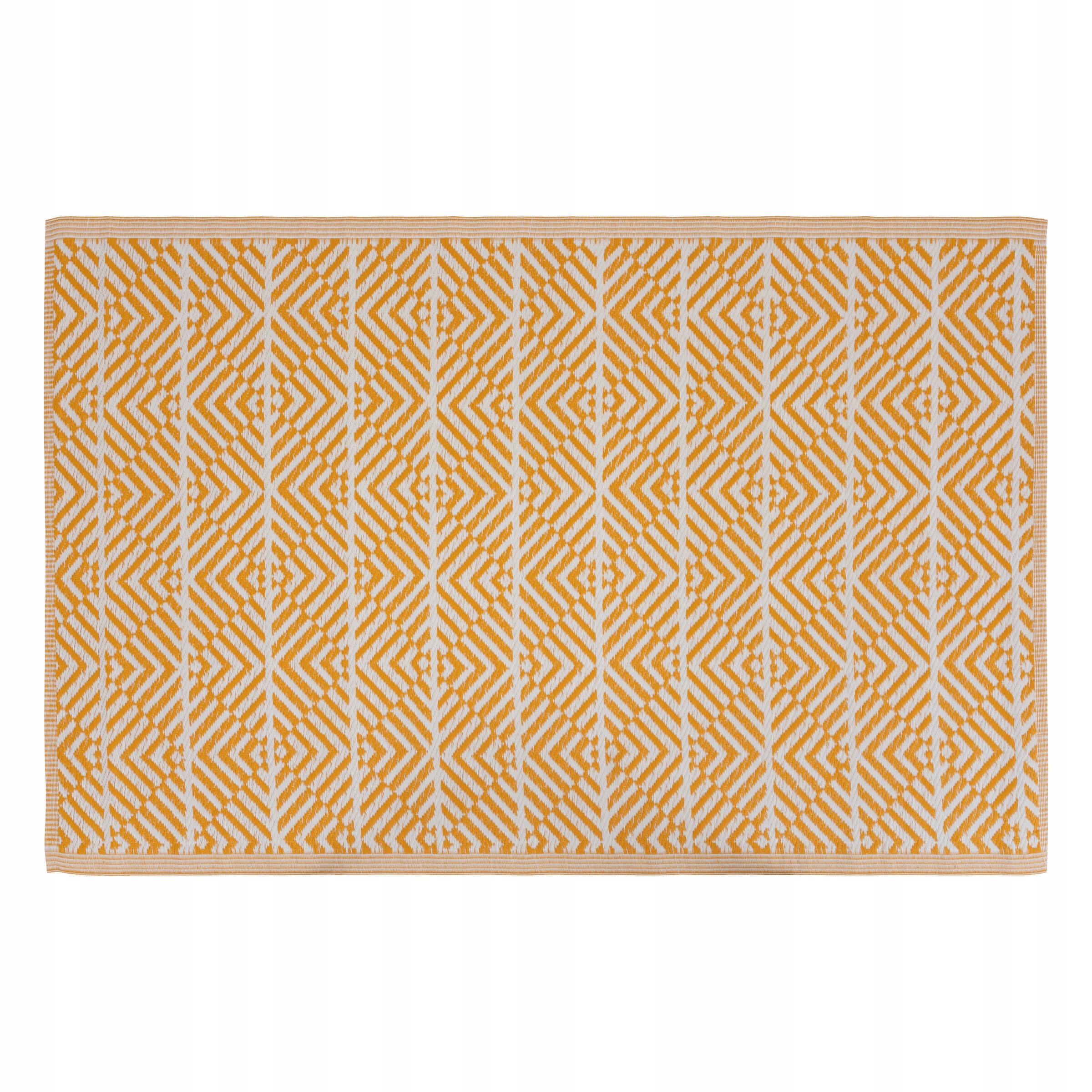 DYWAN ZEWNĘTRZNY NA TARAS BALKON MATA WODOODPORNA POMARAŃCZOWA 120 x 180