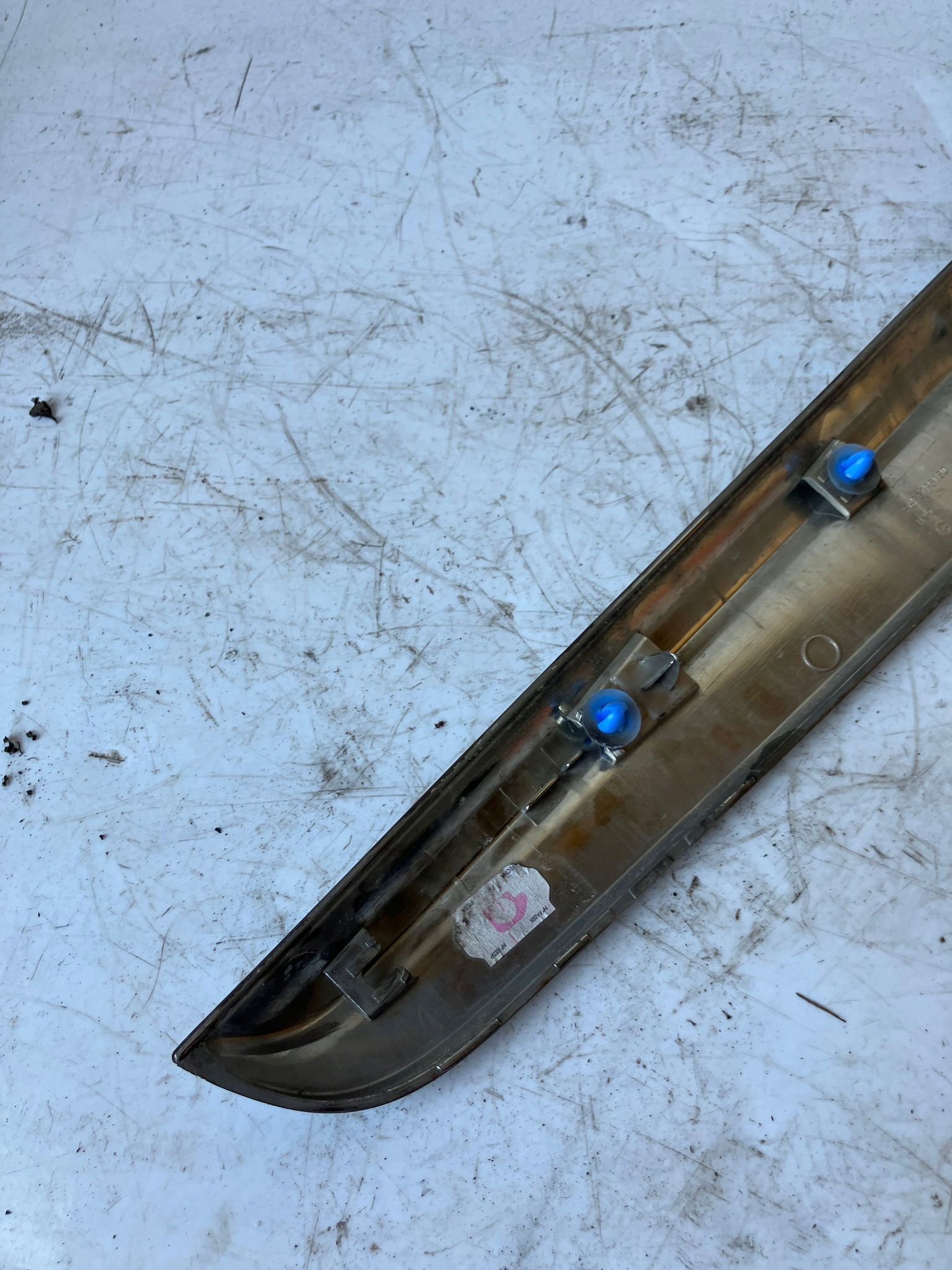 moulding door CHROM left rear part DS5