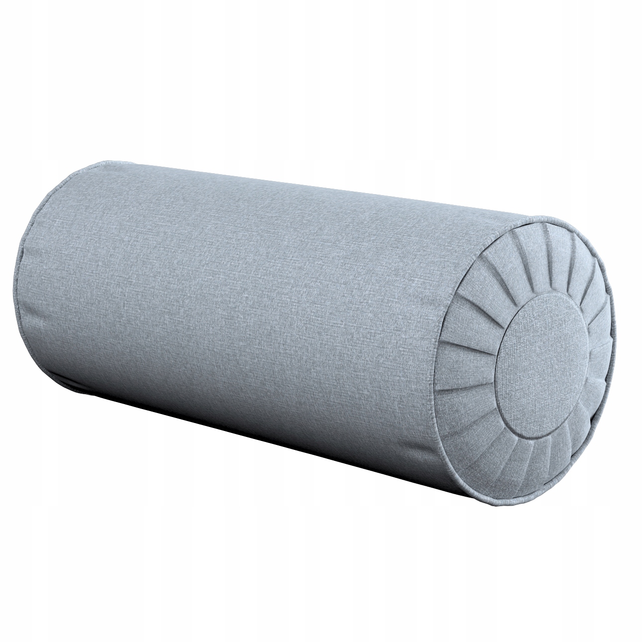 Dekoria Polštář váleček s záložkami, modrý