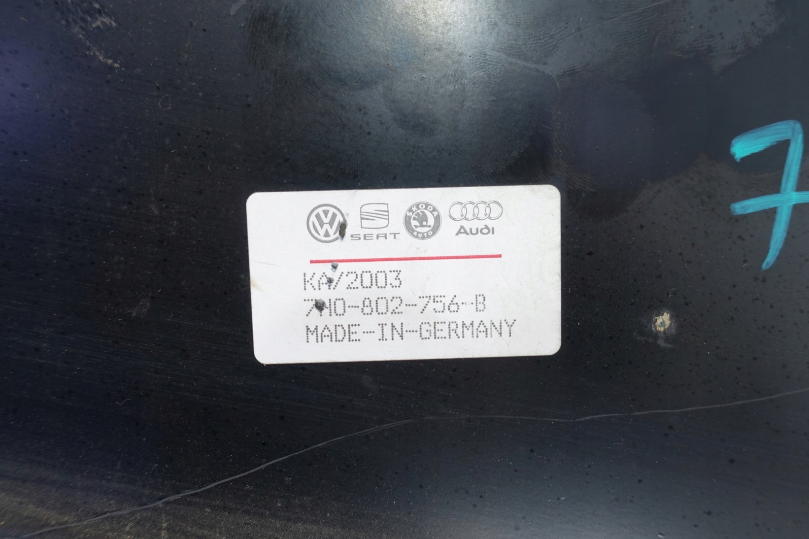 Blende Abdeckung REPERATURKA Unterfahrschutz VW T5 7H0802756B