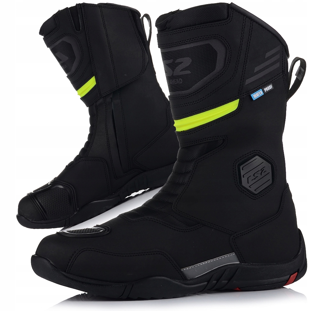 BUTY MOTOCYKLOWE LS2 GOBY WODOODPORNE TURYSTYCZNE SKÓRZANE MĘSKIE DŁUGIE
