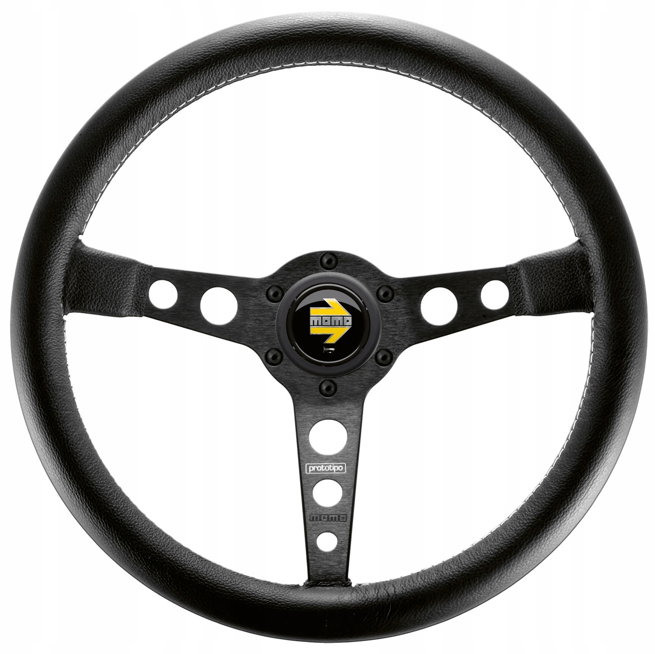 Volant Momo Prototipo Black 370 mm