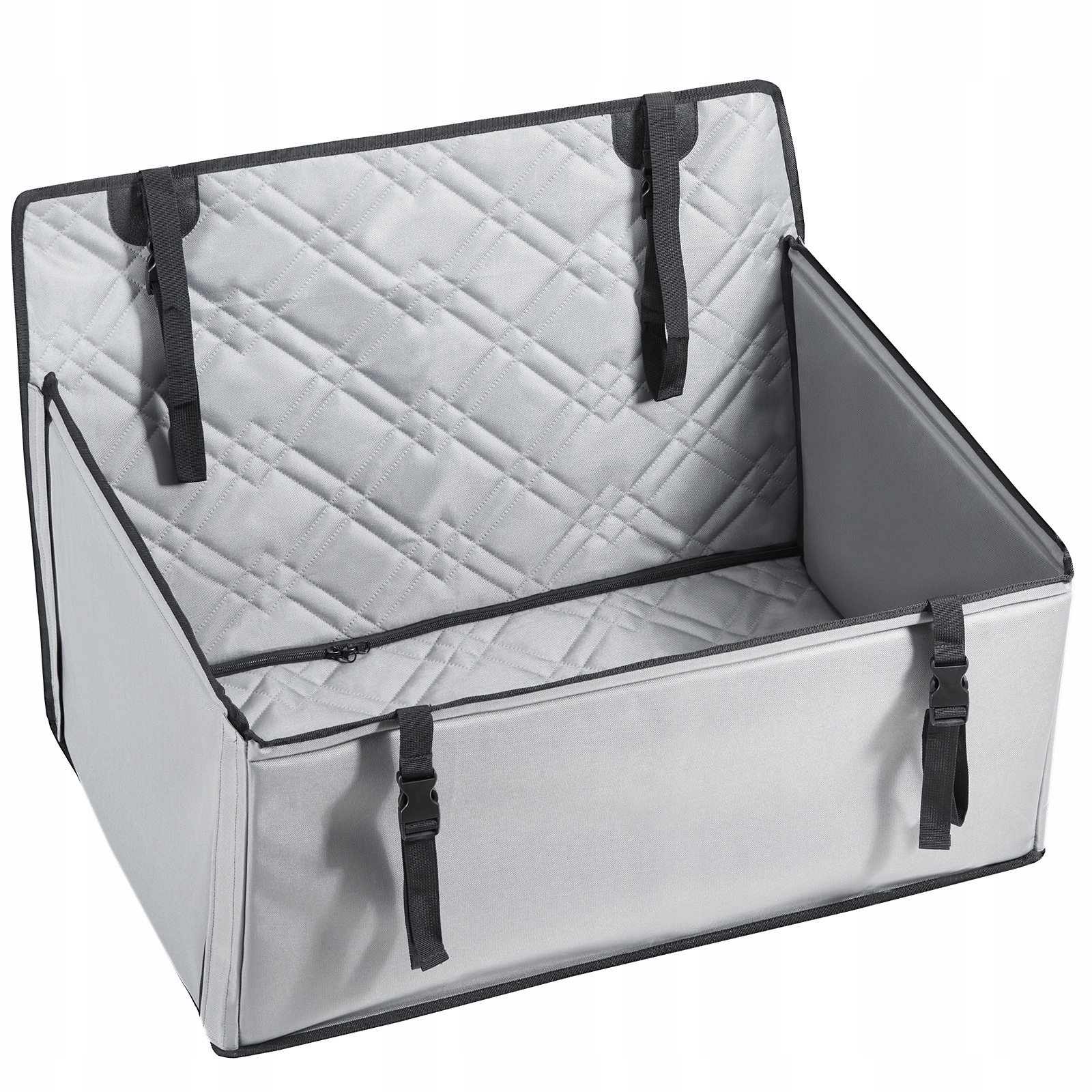 SucceBuy Autosedačka pro psa 50x580x500 mm Může zatížit 22 kg Šedá