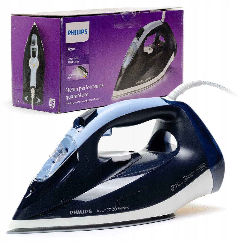 Żelazko parowe Philips Series 7000 DST7030/20 SteamGlide Plus 2800W 300 ml