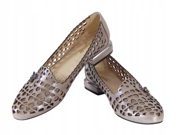 Piękne balerinki ażurowe - NOWOŚĆ 2024 !!! Kod producenta 856