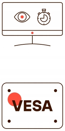 Profesjonalny monitor z głośnikami B6-Serie LED Acer B246HL 24" FullHD Kolor biały