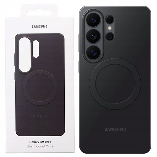 Pouzdro Zadní Kryt Samsung Galaxy S26 Ultra Slim Magnet Case Černé Originální