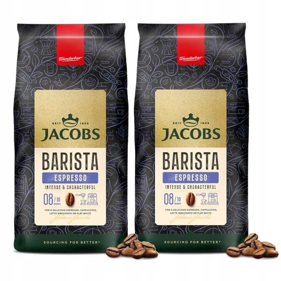 Levně Káva zrnková Jacobs Barista Edition Espresso 2x1 kg