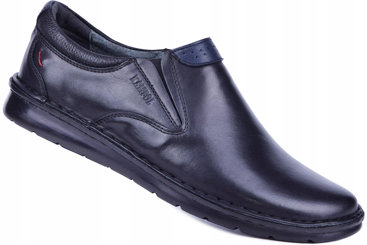 

Mokasyny skórzane szerokie buty męskie skóra 41