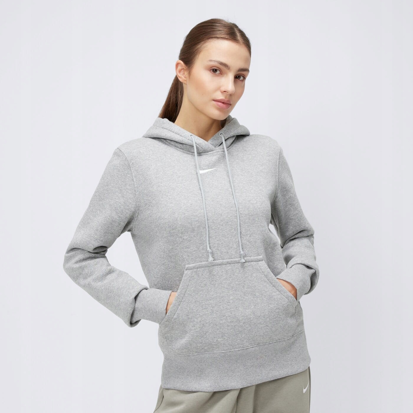 Nike mikina s s kapucí W Nsw Phnx Flc vel. XXL HF6839 063