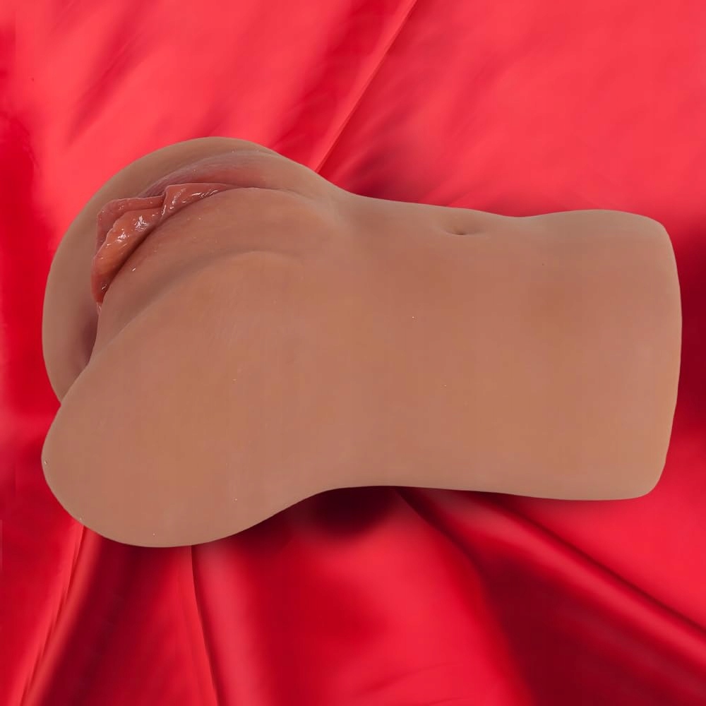 BLOWJOB Masturbator Silikonowy 2w1 Realistyczny 16cm Analny i Waginalny — miniatura 4