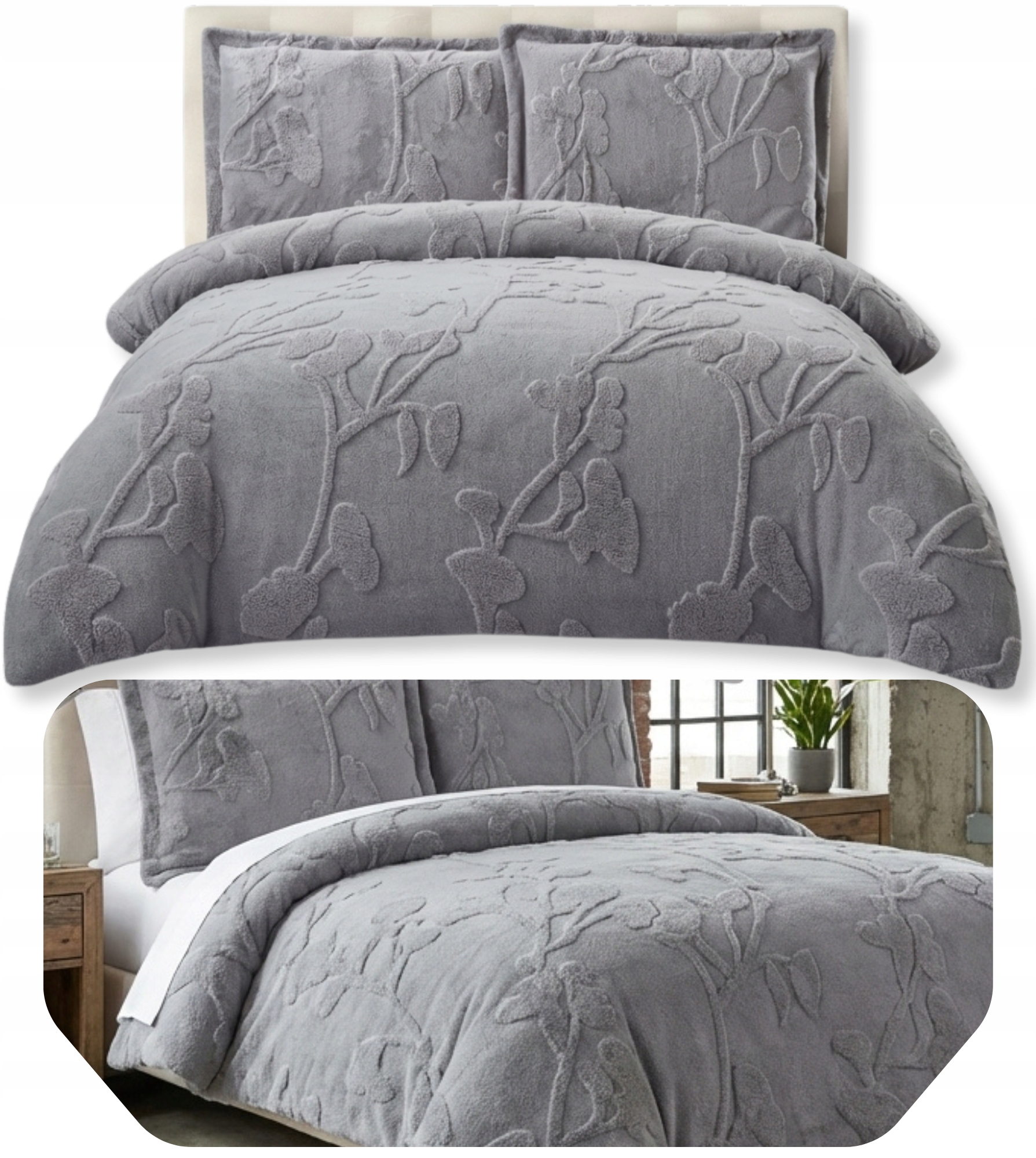 Povlečení Medvídek 200x220 +2x70x80 Flanelová Teplá Rozkošně Měkká 3D souprava