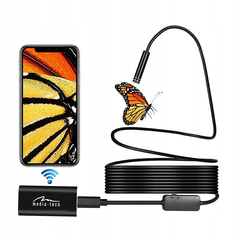 ENDOSKOP KAMERA INSPEKCYJNA HD WIFI 5m LED EAN 5906453140995