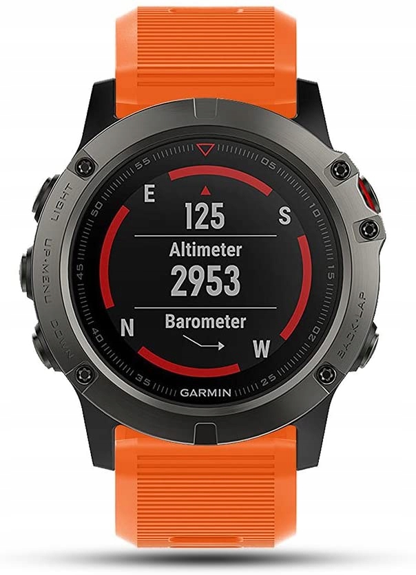 POMARAŃCZOWY Pasek Garmin FENIX 7X Solar Marka Tech-Band